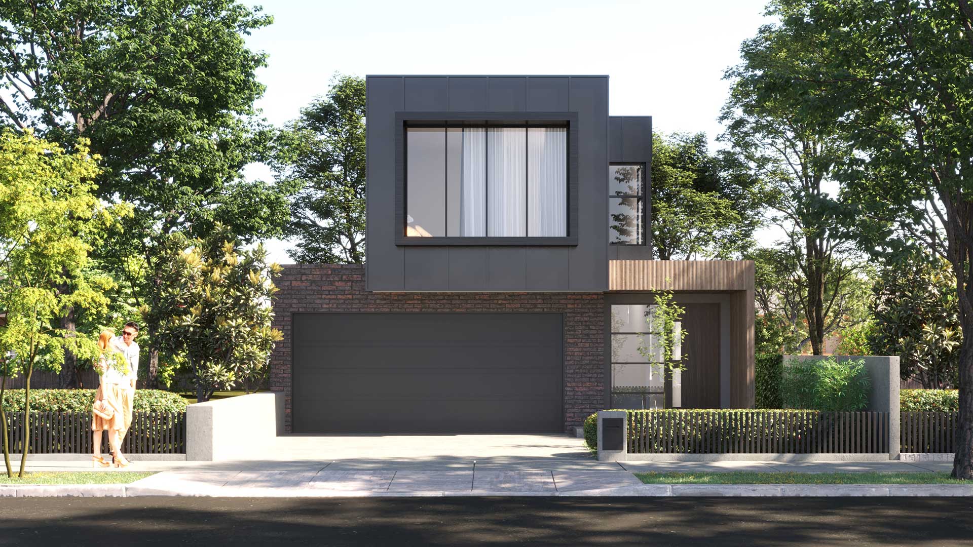 off the plan external render